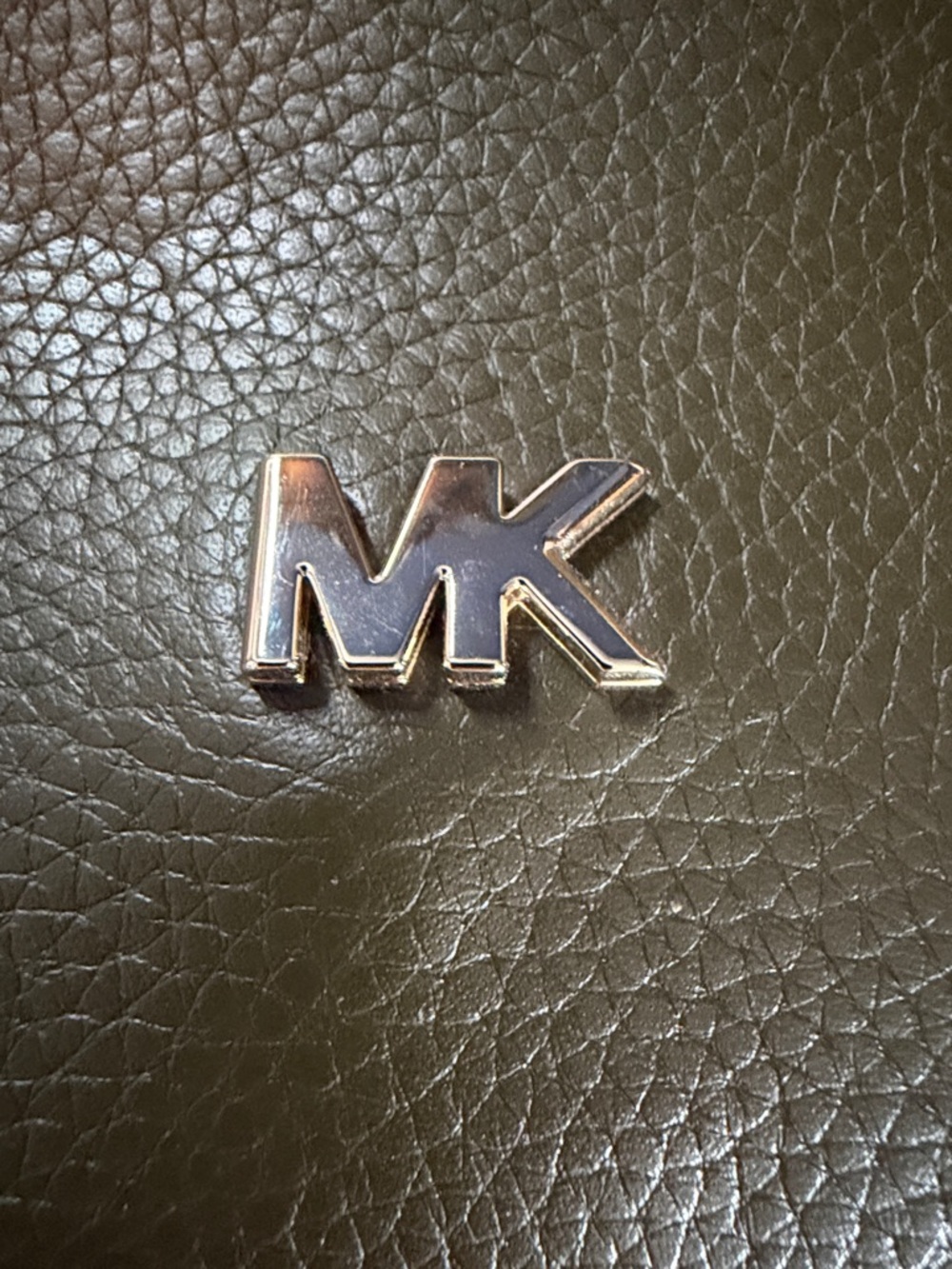 Michael Kors Olive Pebbled Leather Shoulder Hobo - Picture 5 of 7